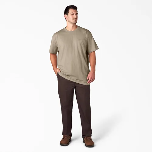 Vista 4 de Dickies - Camiseta pesada de manga corta y cuello redondo para hombre