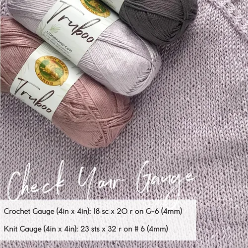 Vista 6 de (1 Madeja) Lion Brand Yarn Truboo Yarn, Aguamarina