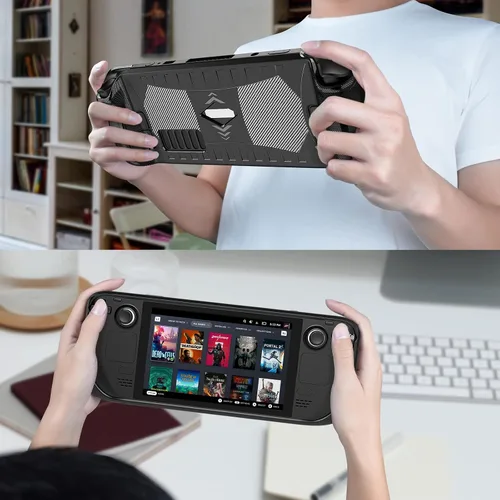 Vista 7 de YUANHOT Funda protectora mejorada para cubierta de vapor con protector de pantalla kit de accesorios de cubierta protectora de TPU suave con diseño
