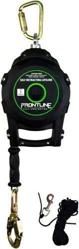 Vista 7 de Frontline RPGC Cable SRL de 30 pies con extremo de gancho de acero Mango de transporte ergonómico y eslogan Alta resistencia, resistente a