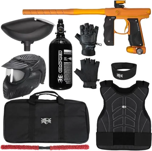 Vista 10 de Action Village Empire Mini GS TP Level 2 Kit de pistola de paintball protector