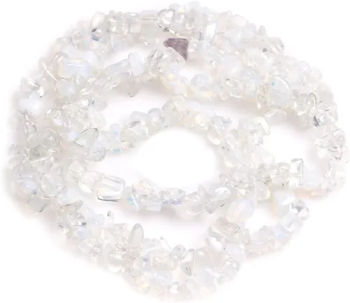 Vista 50 de GEM-Inside - Chips de piedra de cristal para hacer joyas, cuentas sueltas de forma libre con agujero para hacer pulseras, collares, adultos, 34
