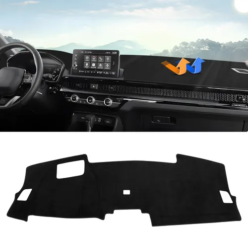 Vista 26 de Autorder - Tapete para salpicadero para 2007-2013 Chevy Chevrolet Silverado/GMC Sierra con dos guanteras, accesorios, cubierta de salpicadero