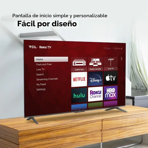 Vista 6 de TCL 43" Class 4-Series 4K UHD HDR Smart Roku TV – 43S455