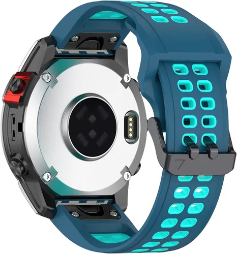 Vista 2 de Correas de reloj compatibles con Amazfit Falcon Correa de reloj de 0.866 in de ancho, compatible con correa de silicona de repuesto para reloj