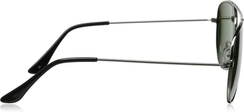 Vista 3 de Mirrored Aviators Plata Metal Aviator anteojos de sol (Plata)
