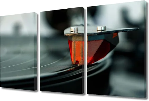 Vista 47 de Lienzo decorativo para pared, diseño de DJ Music Mixes the Track HD impreso en pinturas, 2 piezas, imágenes abstractas para sala de estar, obra
