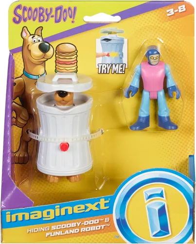 Vista 5 de Fisher-Price Imaginext Scooby-Doo Ocultar Scooby & Funland Robot - Figuras, multicolor