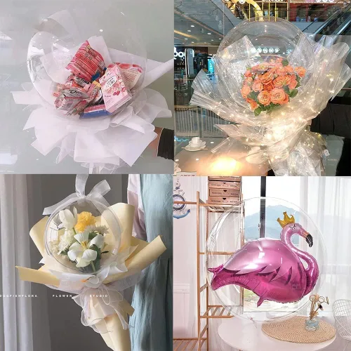 Vista 8 de Máquina de relleno de globos, expansor de globos con bomba de globos para ramo de rosas de globos, boda, Navidad, fiesta de cumpleaños, regalo