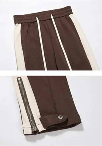 Vista 23 de Pantalones deportivos de gamuza sintética para mujer, pantalones de baile acampanados para hombre