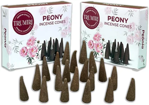 Vista 11 de TRUMIRI Incienso ámbar – Paquete de 20 conos (2 x 10) – Incienso de cono perfumado