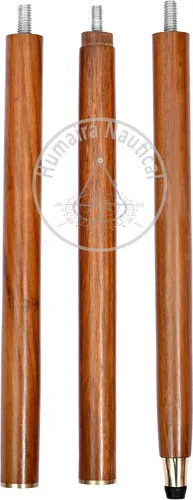 Vista 7 de Humaira Nautical Bastón plegable de latón con mango de diseñador victoriano, bastón de madera de 38 pulgadas para regalo hombres y mujeres