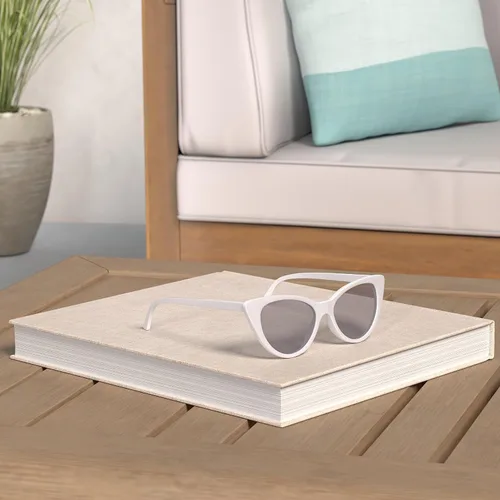Vista 77 de OWL Gafas de sol Cateye para mujer, diseño retro clásico vintage con alas altas