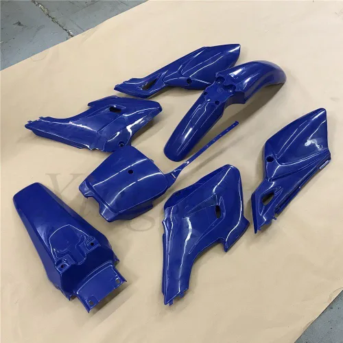 Vista 2 de Kits de cubierta de carenado de plástico azul 7 PC para Baja Dirt Runner 125