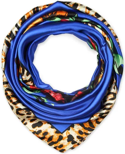Vista 106 de corciova - Bufanda cuadrada grande para mujer, diadema sedosa para cabello rizado, lazo para dormir por la noche, bandana a la moda, 35 x 35
