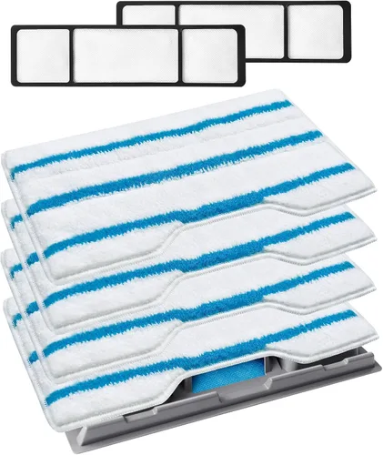 Vista 10 de KEEPOW Recambios de paños de fregona reutilizables Compatibles con Shark VACMOP VM252 VM200 VM401 VM180 VM252GN VC205 VM250 Aspiradora sin cable