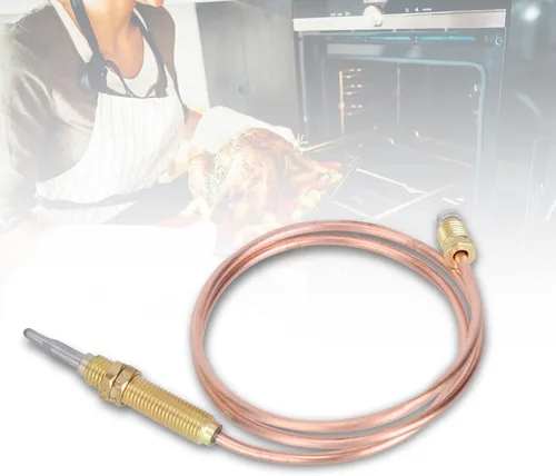 Vista 2 de Cyrank Termoacoplador de gas, reemplazo de termopar para fogata de rosca M8 para quemador de gas de calefacción para parrilla de propano
