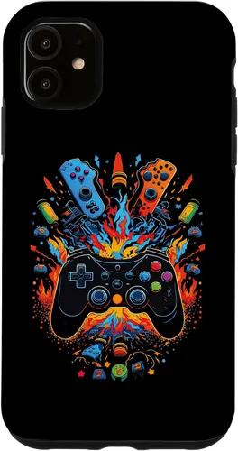 Vista 8 de iPhone 16 Gamer Aesthetic Graphic Gaming Video Games Boys Teens Kids Case