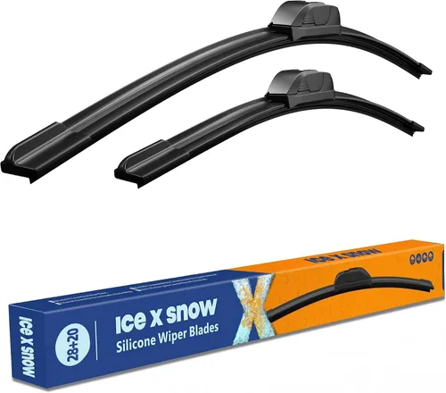 Vista 65 de Escobillas limpiaparabrisas repelentes al agua de 13"+13" de repuesto para JEEP Wrangler TJ 2006 2005 2004 2003 2002 2001 2000 1999 1998 1997
