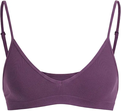 Vista 18 de SweatyRocks Bralette Triangular para Mujer con Escote Pronunciado Sujetador con Cuello en V Sin Cables Sin Relleno Suave Cómodo para Uso Diario