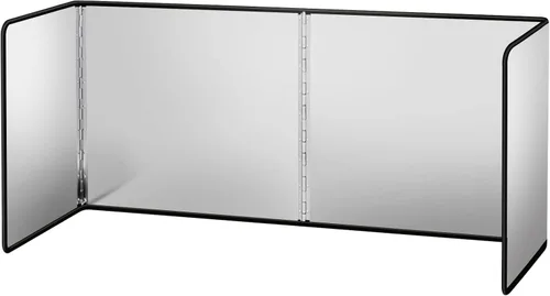 Vista 9 de Protector de salpicaduras plegable de 3 caras, pantalla de salpicaduras de grasa de acero inoxidable, protector contra salpicaduras de aceite