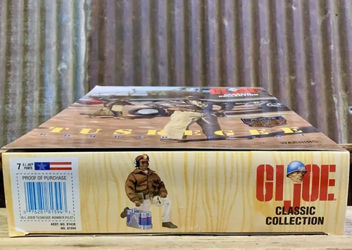 Vista 6 de G.I. Joe - 1996 - Colección Classic - Colección WW II Forces - Tuskegee Bomber Pilot - Figura de acción de 12 pulgadas - con accesorios - RARO