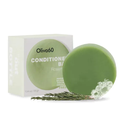 Vista 10 de Barra acondicionadora de crema de coco, cabello rizado, extra hidratante, cuidado del cabello, control del encrespamiento, oliva, argán, aceite