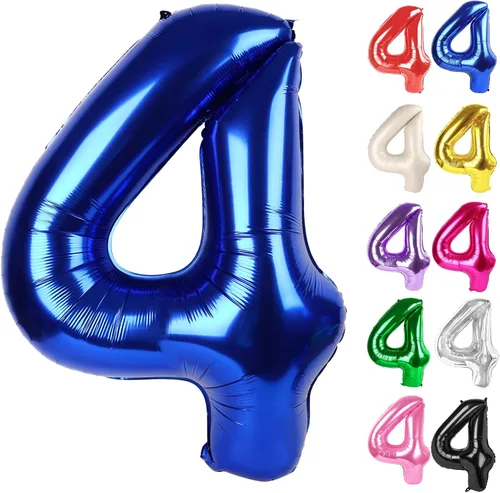 Vista 288 de Globo negro del número 0 de 40 pulgadas – globo número 0, decoraciones