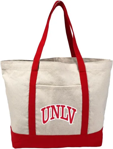 Vista 15 de Campus Lab Bolsa de lona con logotipo primario colegiado con bolsillo externo, bolsa de hombro reutilizable para ir de compras, playa Águilas A&m