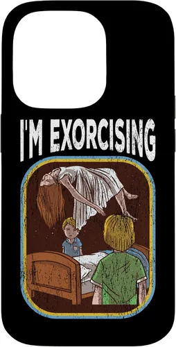 Vista 17 de Funda de nostalgia vintage de película de terror para iPhone 16