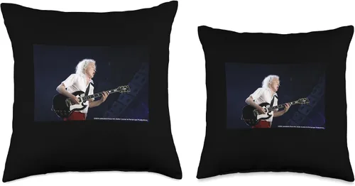 Vista 3 de AC DC Rock Concert Guitar Solo Live Stage Energy Throw Pillow