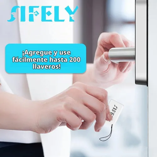 Vista 3 de Sifely Llaveros de bloqueo inteligente (paquete de 3)