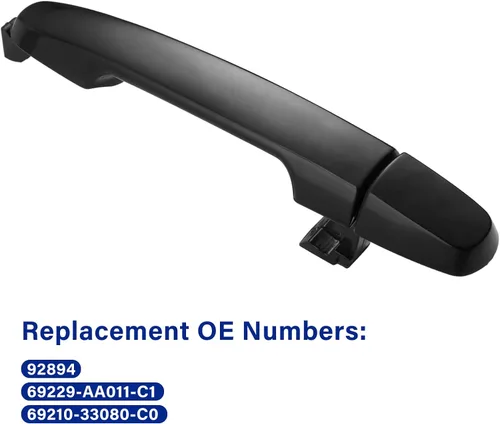 Vista 5 de Manija Externa del Lado Izquierdo Trasero de Conducción y del Lado del Pasajero Derecho para 03-13 Toyota Corolla, Toyota RAV4 Highlander Matrix