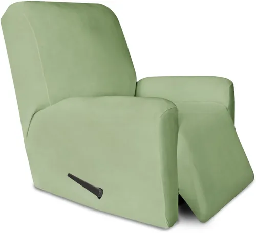 Vista 40 de PureFit Funda súper elástica para sofá reclinable con bolsillo, funda de sofá suave y antideslizante de elastano, lavable, protector de muebles