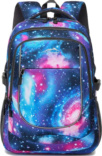 Vista 18 de ProEtrade Mochila para universidad, viajes, negocios, senderismo, apta para laptop de hasta 15.6 pulgadas, Negro, 15,6 pulg., Mochilas Daypack