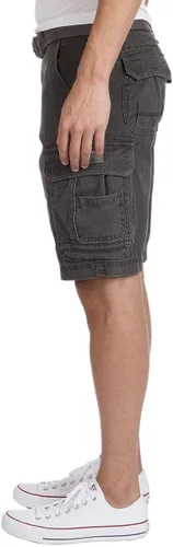 Vista 3 de Unionbay Survivor pantalones cortos de cargo con cinturón para hombre