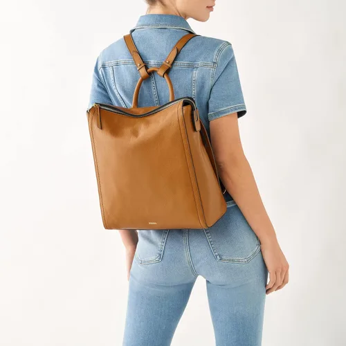Vista 5 de Fossil Parker - Mochila convertible de cuero para mujer