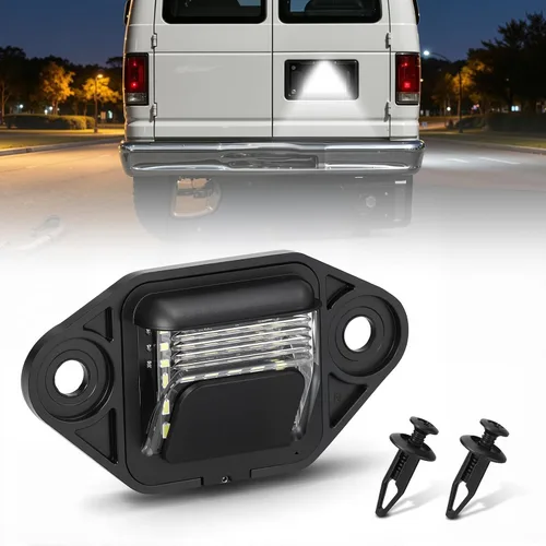 Vista 24 de D-Lumina Luces LED para matrícula, montaje de lámpara para Volkswagen VW Golf GTI MK4 MK5 MK6 MK7 CC Rabbit Polo EOS Phaeton Beetle Passat Scirocco