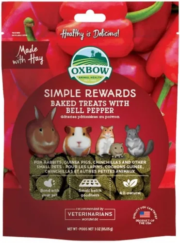 Vista 20 de Oxbow Simple Rewards - Golosinas de conejillo de indias y conejos, plátano