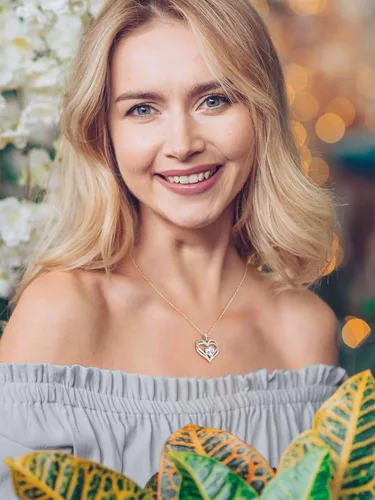 Vista 3 de CDE Collares de corazón para mujer, plata esterlina 925, dije de piedra natal, aniversario, cumpleaños, Navidad, día de San Valentín, joyería