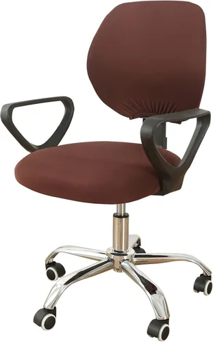 Vista 24 de MIFXIN - Fundas elásticas para silla de oficina de Jacquard, 2 piezas para sillas de escritorio o de la computadora, protector universal