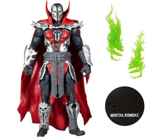 Vista 7 de McFarlane Toys Mortal Kombat Malefik Spawn Figura de acción de 7 pulgadas con accesorios