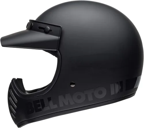 Vista 5 de Bell Casco Moto-3, M/G Negro Clásico, XXL