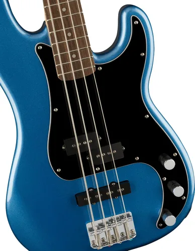 Vista 3 de Squier Affinity Series Precision Bass, azul Lago Placid, diapasón de laurel