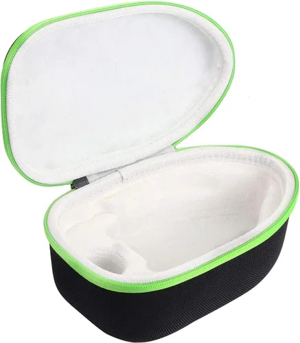Vista 3 de Khanka Reemplazo de estuche de viaje duro para Steamfast SF-717 Mini plancha de vapor (interior verde) EVA Hard Shell, Accessory Storage Pocket