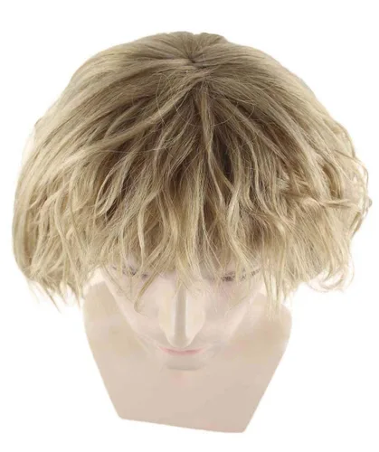 Vista 5 de Peluca para cosplay Dumb and Dumber Harry Dunne Gorra sin tapa transpirable diseñada HM-218