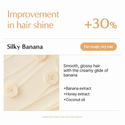 Vista 6 de lilyeve REPAIRTURN - Paquete de gelato para el cabello, leche, huevo y proteína para reparación del cabello, mascarilla capilar para alisar