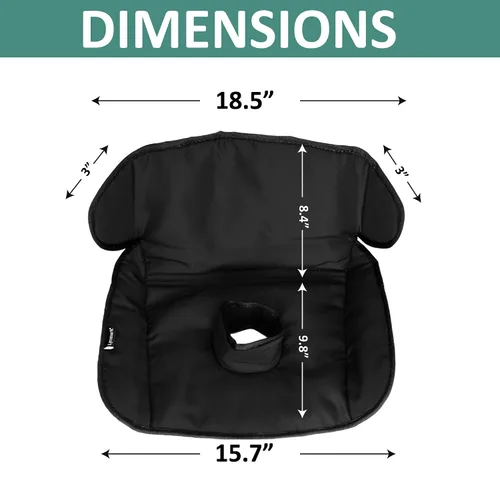 Vista 7 de Lynmark® Funda protectora para asiento de automóvil para entrenamiento de orinal - Almohadillas suaves impermeables para niños pequeños y asiento