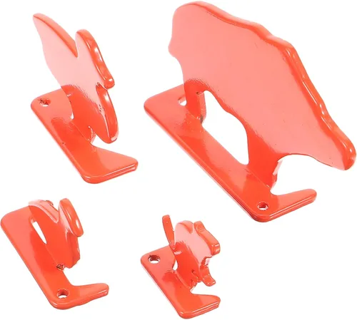 Vista 6 de Specialty Tools - 4 piezas de silueta de acero inoxidable, mini figuras de metal de cerdo, pato, ratón, letreros de mesa para ejercicio, hogar