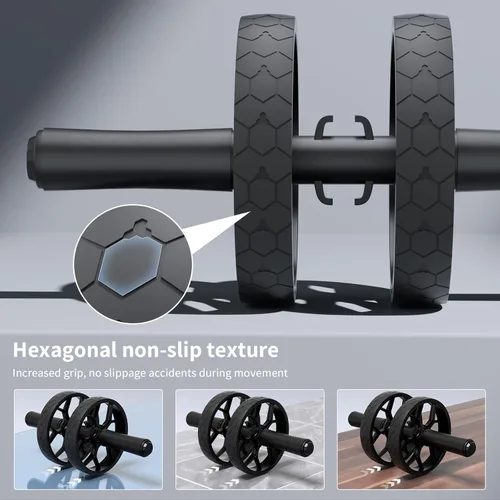 Vista 6 de Ally Peaks Rueda de rodillo abdominal con resistencia ajustable, abdominales de rebote automático y equipo de entrenamiento de núcleo